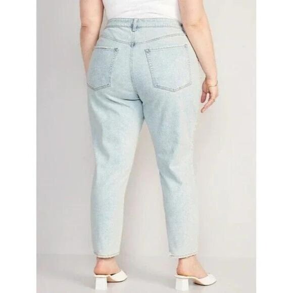 NWT Old Navy Curvy High-Waisted OG Straight Jeans for Women - Picture 2 of 2